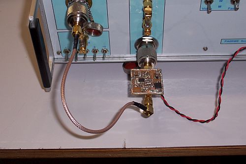 Frequency calibration setup with leveler