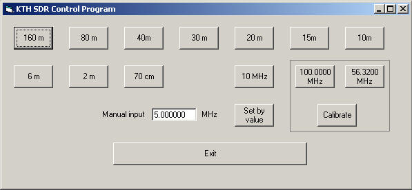 SDR Control software