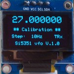 Calibration X-tal frequency